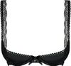 Mezzo reggiseno Obsessive Miamor nero, taglia L/XL Anteprima dell’immagine prodotto 4