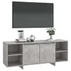 vidaXL Armoire TV gris béton 130x35x50 cm Bois composite Voir les images du produit 4