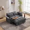 Rozkładana sofa Sweiko 140,5x74x82 cm 3 w 1, z regulowanym Podgląd zdjęcia produktu 16