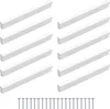10 Stück Möbelgriffe P128 Chrom glänzend Lochabstand 128mm Produktbild-Vorschau 1
