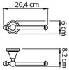 Gedy NEVIS Toilettenpapierhalter, Chrom Produktbild-Vorschau 3