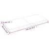 The Living Store Tischplatte Dunkelbraun 140x60x(2-4)cm Produktbild-Vorschau 10