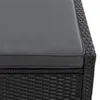 Juskys Polyrattan Doppelliege Syros - Outdoor Sonnenliege Produktbild-Vorschau 6