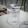 Balvi Aschenbecher Müll mit Kappe Galvanisiertes Metall Produktbild-Vorschau 3