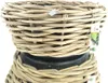 VAN DER LEEDEN DRYPOT® Rattan Pflanzkübel Grau Ø 59 cm - Produktbild-Vorschau 1