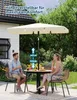 Parasol balkonowy – prostokątny 200×125 cm – UV50+ – z Podgląd zdjęcia produktu 3