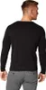 A man wearing a black sweater and grey pants, viewed from the back. Produktbild-Vorschau