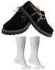 Trachtenschuhe +Trachtensocken Set Haferlschuhe wildleder Produktbild-Vorschau 2