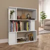 vidaXL Bücherregal/Raumteiler Weiß 80x24x96 cm Produktbild-Vorschau 12