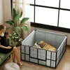 PawHut nestkast voor puppy's, puppyren met wasbare Productafbeelding-voorbeeld 2