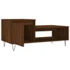 A product shot of a wooden coffee table with a brown oak finish, presented against a white background. Anteprima dell’immagine prodotto