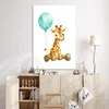 Leinwand Bilder 80x120 cm - Kinder Ballon - Giraffe - Produktbild-Vorschau 4