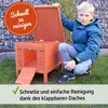 zooprinz Mini Hasenhaus Hasenstall mit Klappdach Wetterfest Produktbild-Vorschau 2