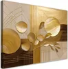 Leinwandbild Goldene Glamour-Abstraktion 90x60 Feeby Gold Produktbild-Vorschau 1