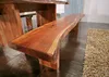 MASSIVMOEBEL24.DE Baumbank Akazie 155x38x45 walnuss Produktbild-Vorschau 5