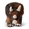 A plush toy Triceratops dinosaur is shown from the front against a white background. Produktbild-Vorschau