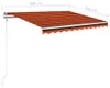 automatická markíza vidaXL s LED senzorom vetra 300x250 cm Náhľad obrázku produktu 8