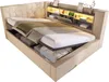 Letto divano Merax 140x190 cm con LED, letto imbottito con Anteprima dell’immagine prodotto 12