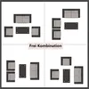 MeXo Gartenmöbel Set Lounge Set Polyrattan Lounges 4-teile Produktbild-Vorschau 9