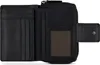 An open black leather wallet is shown against a white background. Anteprima dell’immagine prodotto