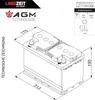 LANGZEIT AGM Batterie 110Ah 12V Solarbatterie Wohnmobil Produktbild-Vorschau 5