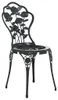 vidaXL 3-tlg. Bistro-Set Aluminiumguss Schwarz Produktbild-Vorschau 4