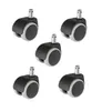 5x Bürostuhlrollen 10mm Stift Ø50mm Rollen Stuhlrollen Produktbild-Vorschau 1