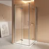 A modern bathroom with a glass shower enclosure. Podgląd zdjęcia produktu