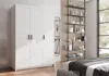AX LIVING Storicos 3P Armoire 3 portes blanche 133 cm de Voir les images du produit 2