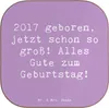 Mr. & Mrs. Panda Untersetzer für Gläser Spruch 2017 Produktbild-Vorschau 1