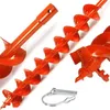 Several auger drill bits of varying sizes are laid out on a white background. Anteprima dell’immagine prodotto