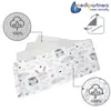 Babydecke für babys Baumwolle, 75x100, Lichtung mit Grauer Produktbild-Vorschau 3