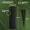 MONZANA® Gartensteckdose 4fach IP44 Metallspieß Garten Produktbild-Vorschau 6