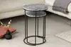 Elegantes Beistelltisch 2er Set MARMO 55cm Produktbild-Vorschau 4