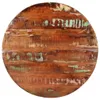 vidaXL Plateau de table Ø 80x2,5 cm Rond Vieux bois massif Voir les images du produit 7