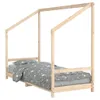 Kinderbett 80x200 cm Massivholz Kiefer Produktbild-Vorschau 1