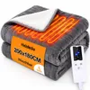 ZMH Wärmedecke Elektrisch Flanell 180x130cm Produktbild-Vorschau 1