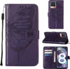 OPPO Realme 8 Pouzdro, Motýlí Reliéf Flip Kožené Pouzdro s Náhled obrázku produktu 2