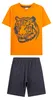 Sanetta Jungen Schlafanzug, kurz - Kids, Tiger, Pyjama, Produktbild-Vorschau 1