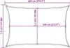 vidaXL Voile d'ombrage HDPE Rectangulaire 4 x 6 m Blanc Voir les images du produit 7