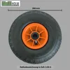 Sackkarrenrad Luftrad 260x85 mm 3.00-4 75 mm zentrierte Produktbild-Vorschau 4