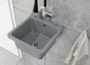 Granitan - Výlevka - Drez 40x38 cm - Drez sivý - so sifónom Náhľad obrázku produktu 4