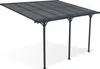 Terrassenüberdachung Carport KLEO 400L300 Aluminium Grau Produktbild-Vorschau 3