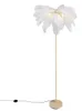 Art Deco Stehleuchte Beige mit Weißen Federn Peahen Produktbild-Vorschau 6