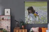 MuchoWow® Wandteppich Wandbehang Mädchen - Blumen - Wiese Produktbild-Vorschau 5