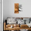 Wallity, Muaz, décoration murale, noir, métal, 45 x 58 cm Voir les images du produit 3