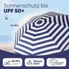 Sekey Sonnenschirm Rund Ø180cm Gartenschirm UV Schutz 50+ Produktbild-Vorschau 4