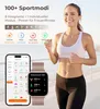 Smartwatch Damen, 4 Armbänder + Halskette, 1,83" HD Produktbild-Vorschau 7