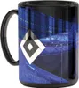 Hamburger SV Tasse, blau Metallic, Keramik, Stadion-Motiv, Produktbild-Vorschau 3