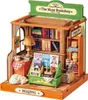 Librairie de la maison miniature RoboTime Voir les images du produit 1